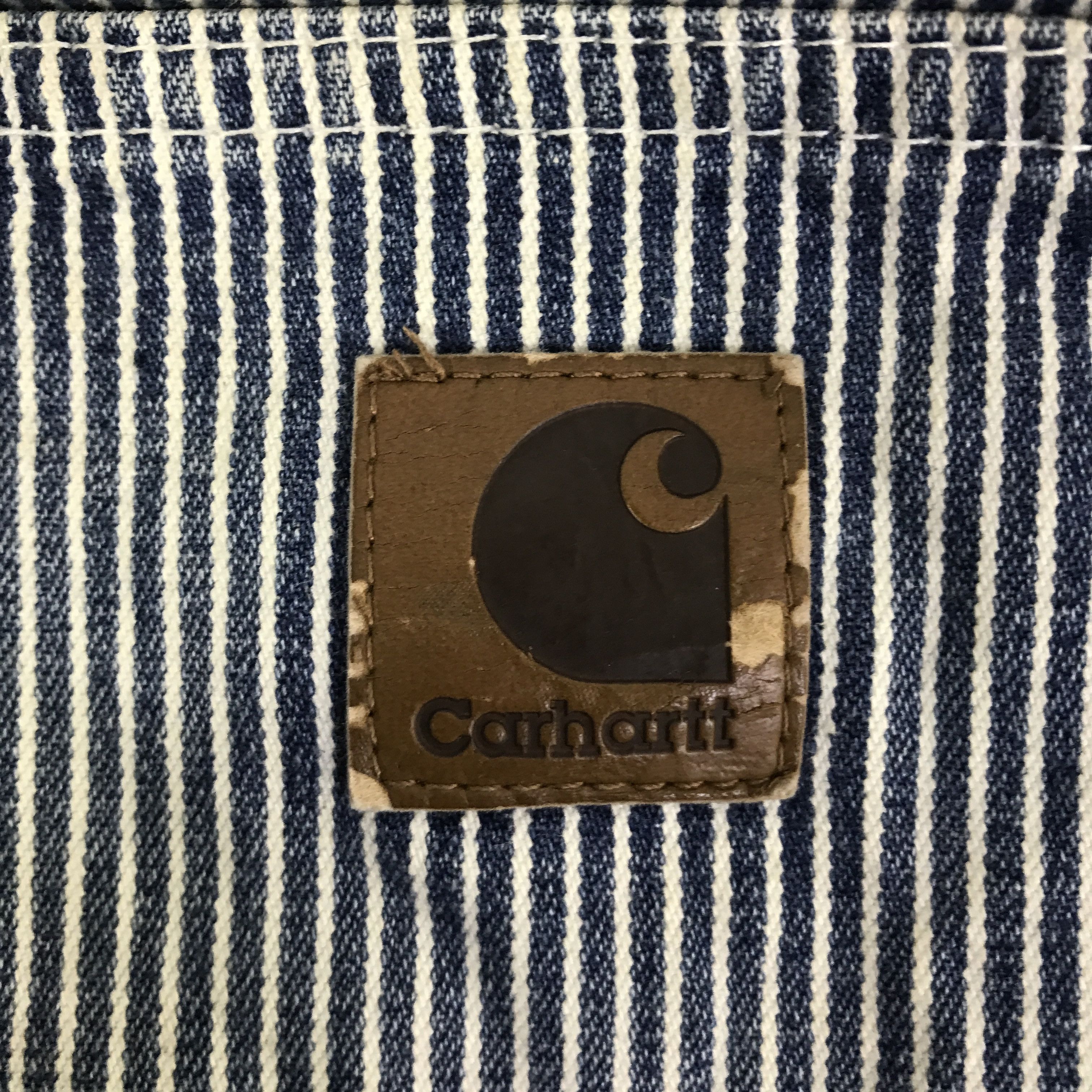 Carhartt CARHARTT INDIGO HICKORY HOODIE JACKET K80B4 Size US M / EU 48-50 / 2 - 10 Thumbnail