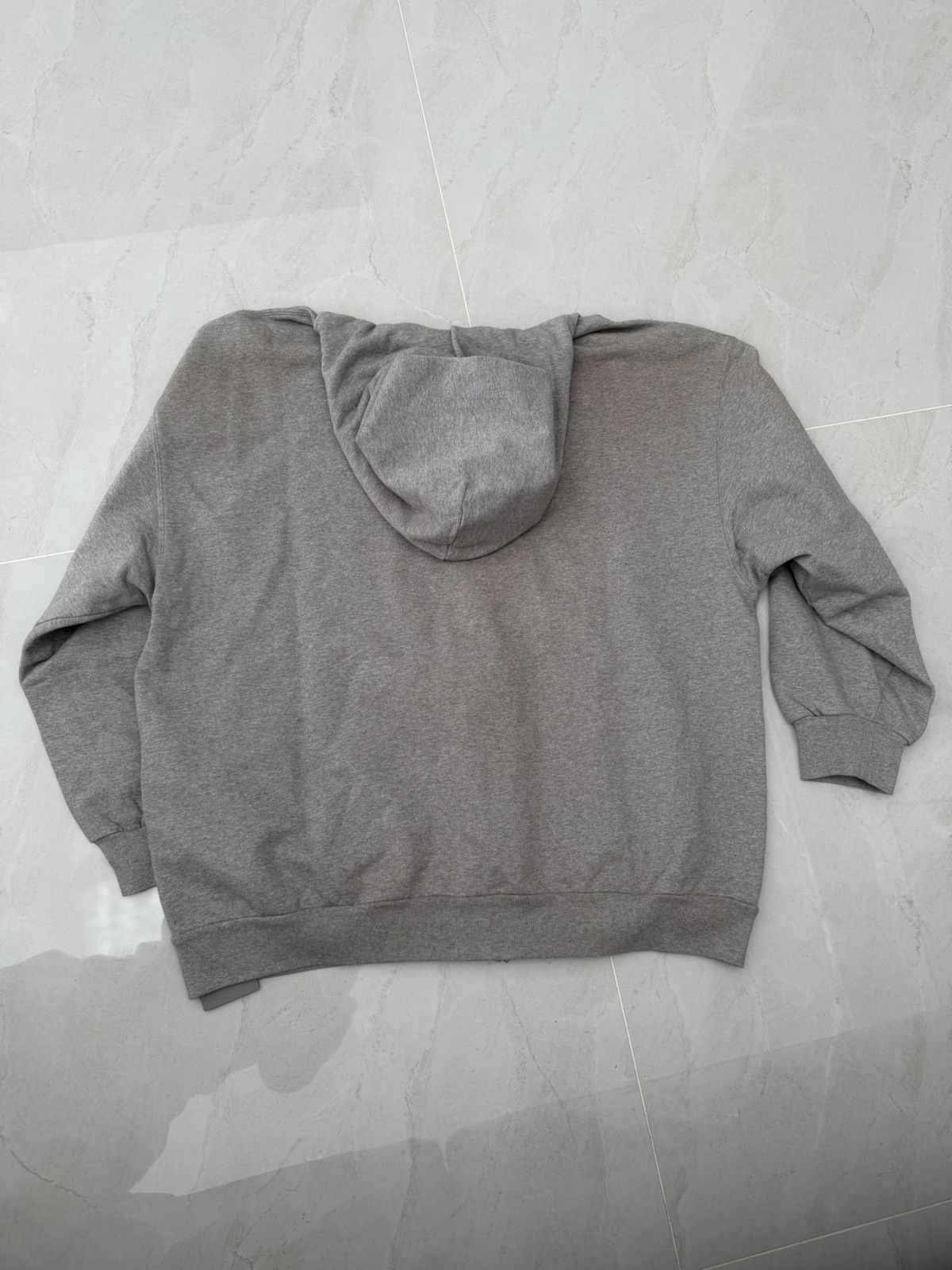 Balenciaga Balenciaga Mud Polo Zip Hoodie Grey Sz.XXL Size US XXL / EU 58 / 5 - 4 Thumbnail