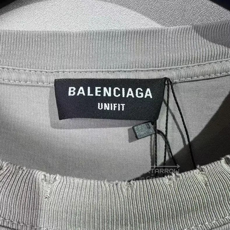Balenciaga Balenciaga Mosaic Destroyed Letter Short Sleeve Size US XS / EU 42 / 0 - 4 Thumbnail