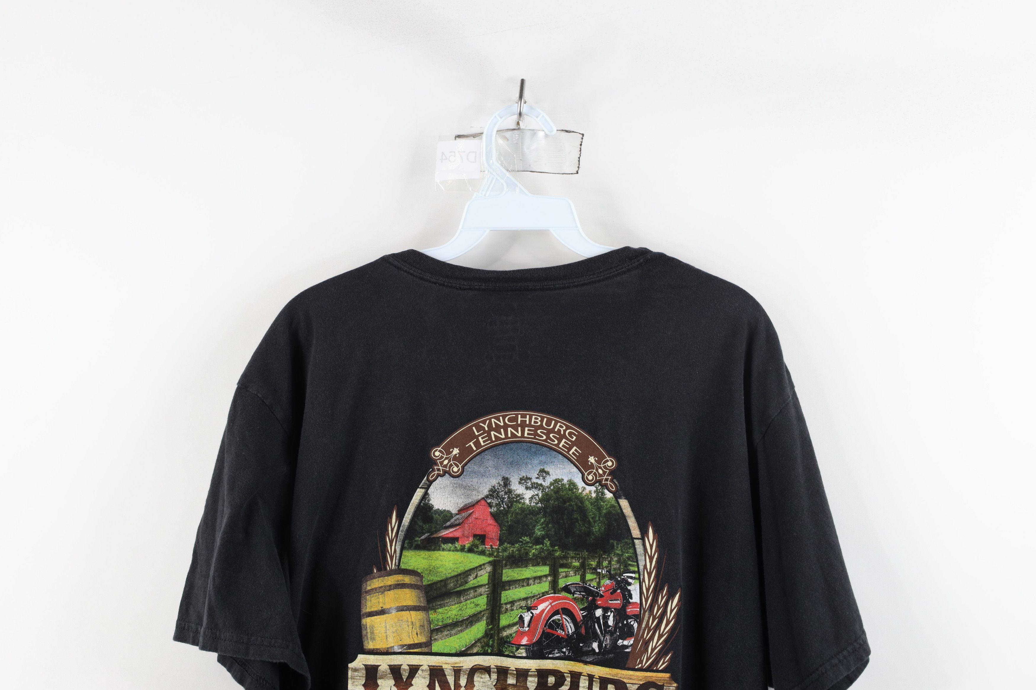 Harley Davidson × Vintage Vintage Harley Davidson Spell Out Eagle Pocket T-Shirt Black Size US XXL / EU 58 / 5 - 14 Thumbnail
