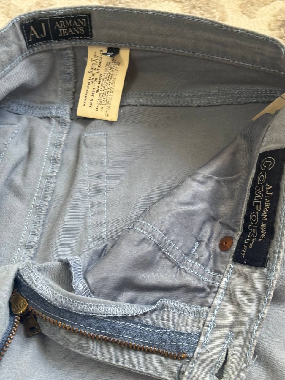 Armani Vintage Armani Jeans - Women's Size 27 - Made in Italy Size 27" / US 4 / IT 40 - 10 Thumbnail