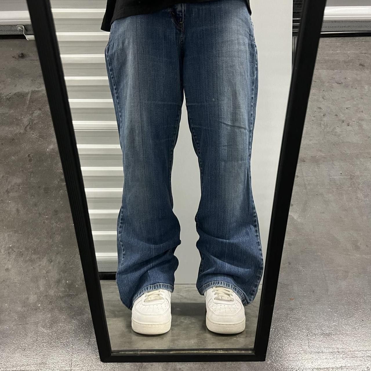Levi's × Vintage Vintage Y2K Baggy Levis Bootcut Medium Wash Denim jeans! Size US 36 / EU 52 - 1 Thumbnail