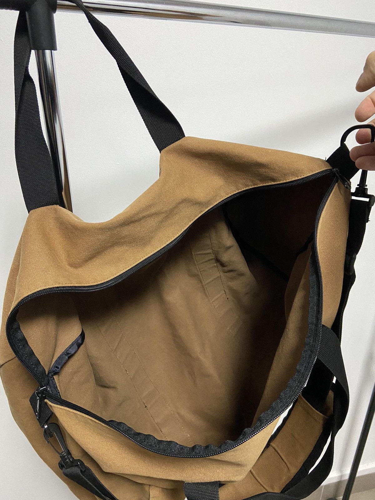 Carhartt × Vintage Carhartt Duffle Bag Shoulder Logo crossbody Vintage Size ONE SIZE - 5 Thumbnail