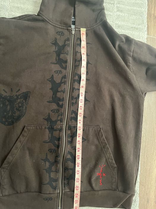 travis scott fragment zip up hoodie