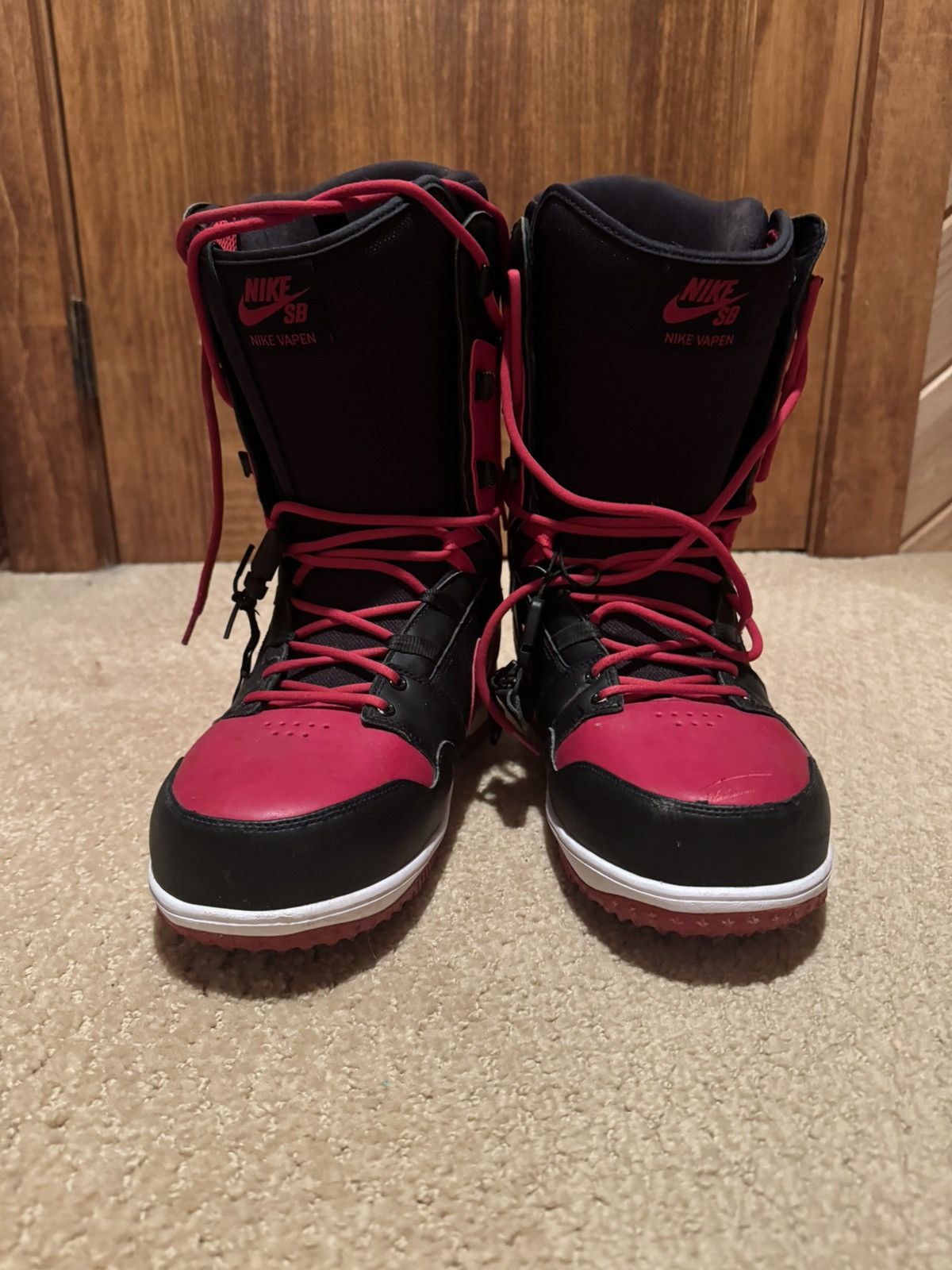 Nike BRED JORDAN NIKE SNOWBOARDING BOOTS Grailed