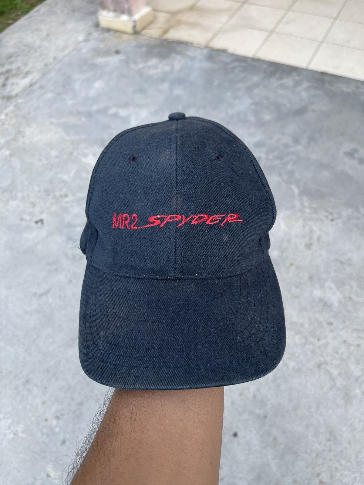 Vintage Vintage Toyota MR2 Spyder Cap Distressed Adult Adjustable Size ONE SIZE - 1 Thumbnail