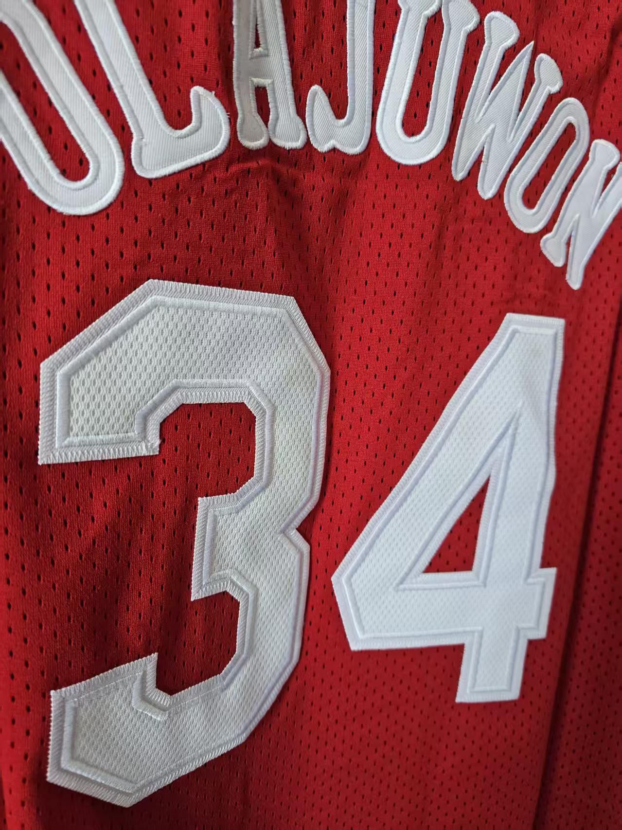 NBA Houston Rockets 34 Olajuwon Jersey Size US M / EU 48-50 / 2 - 5 Thumbnail