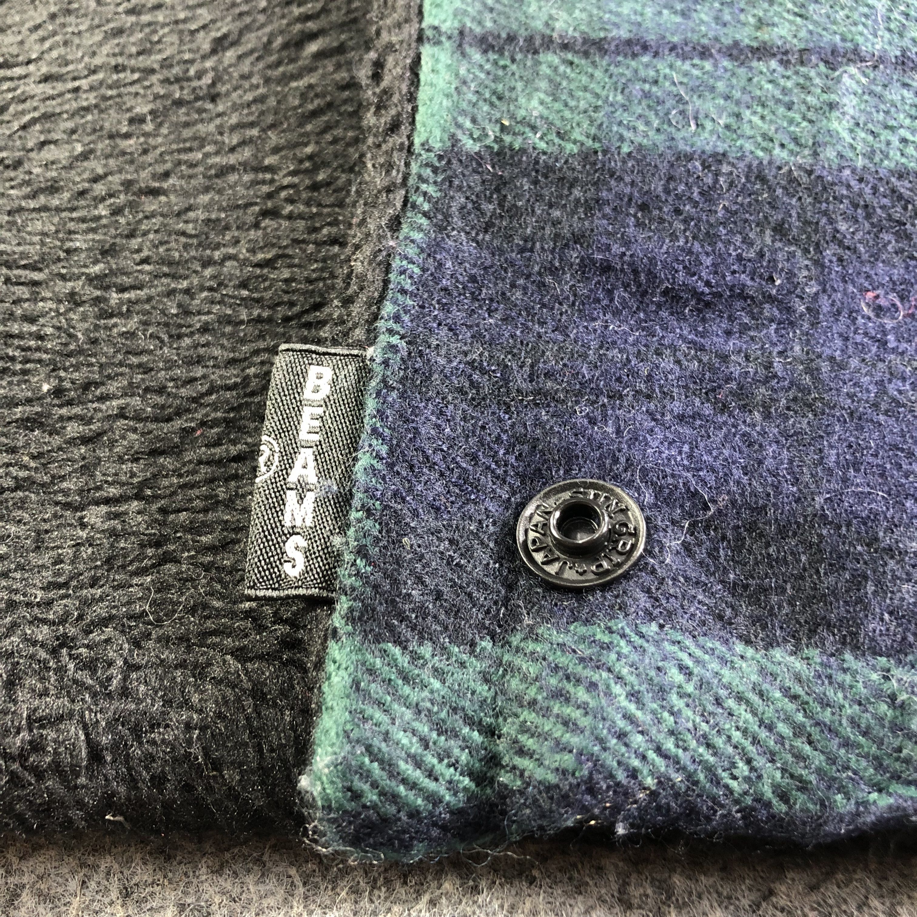 Beams Plus Beams Tartan Wool Snood Scarf Muffler Neckwear V2184 Size ONE SIZE - 4 Thumbnail