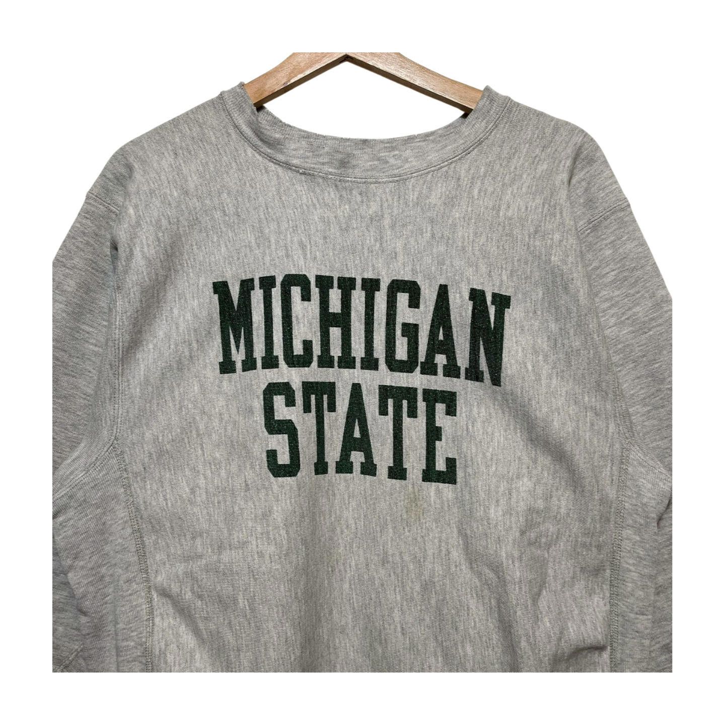 Champion × Vintage 80s Michigan S Champions Reverse Weave Tag Sweatshirt L Size US L / EU 52-54 / 3 - 1 Thumbnail