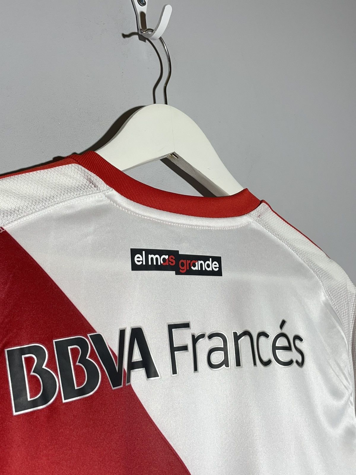 Adidas River Plate Adidas 2015/16 Home Y2k Football Shirt Size US L / EU 52-54 / 3 - 11 Thumbnail