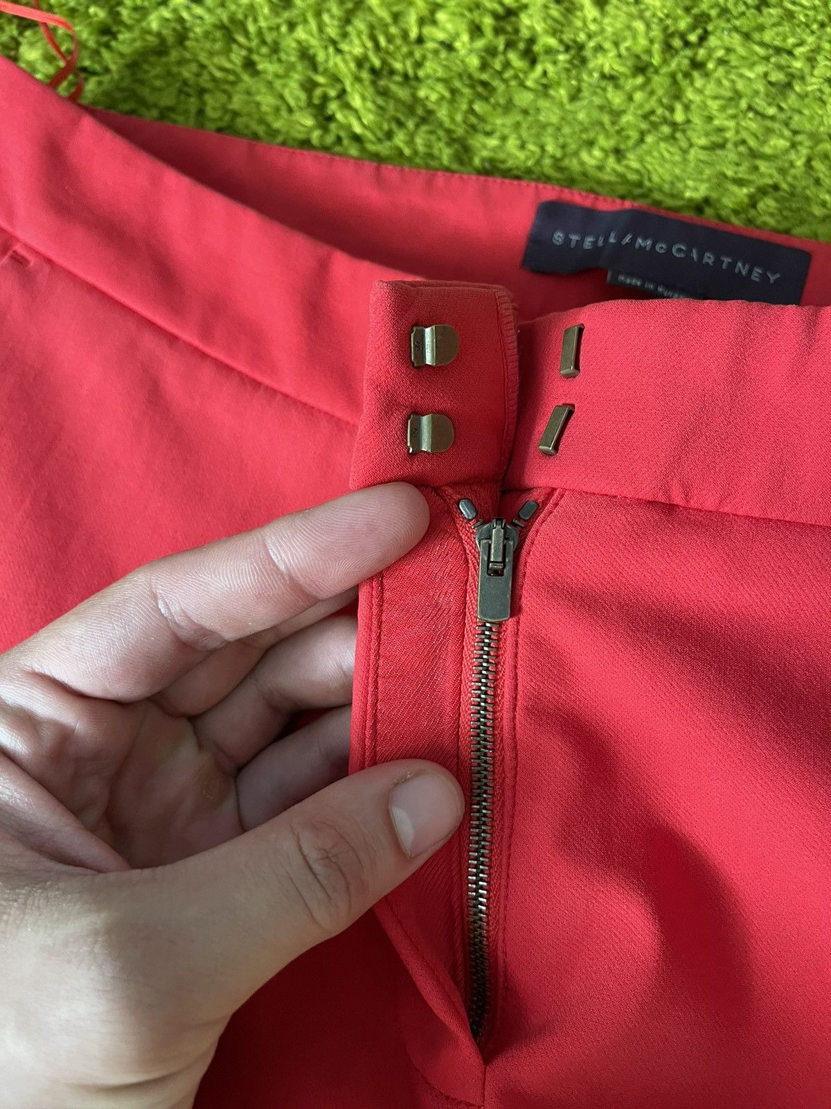 Designer × Stella McCartney Stella McCartney red pants trousers Size 30" / US 8 / IT 44 - 5 Thumbnail