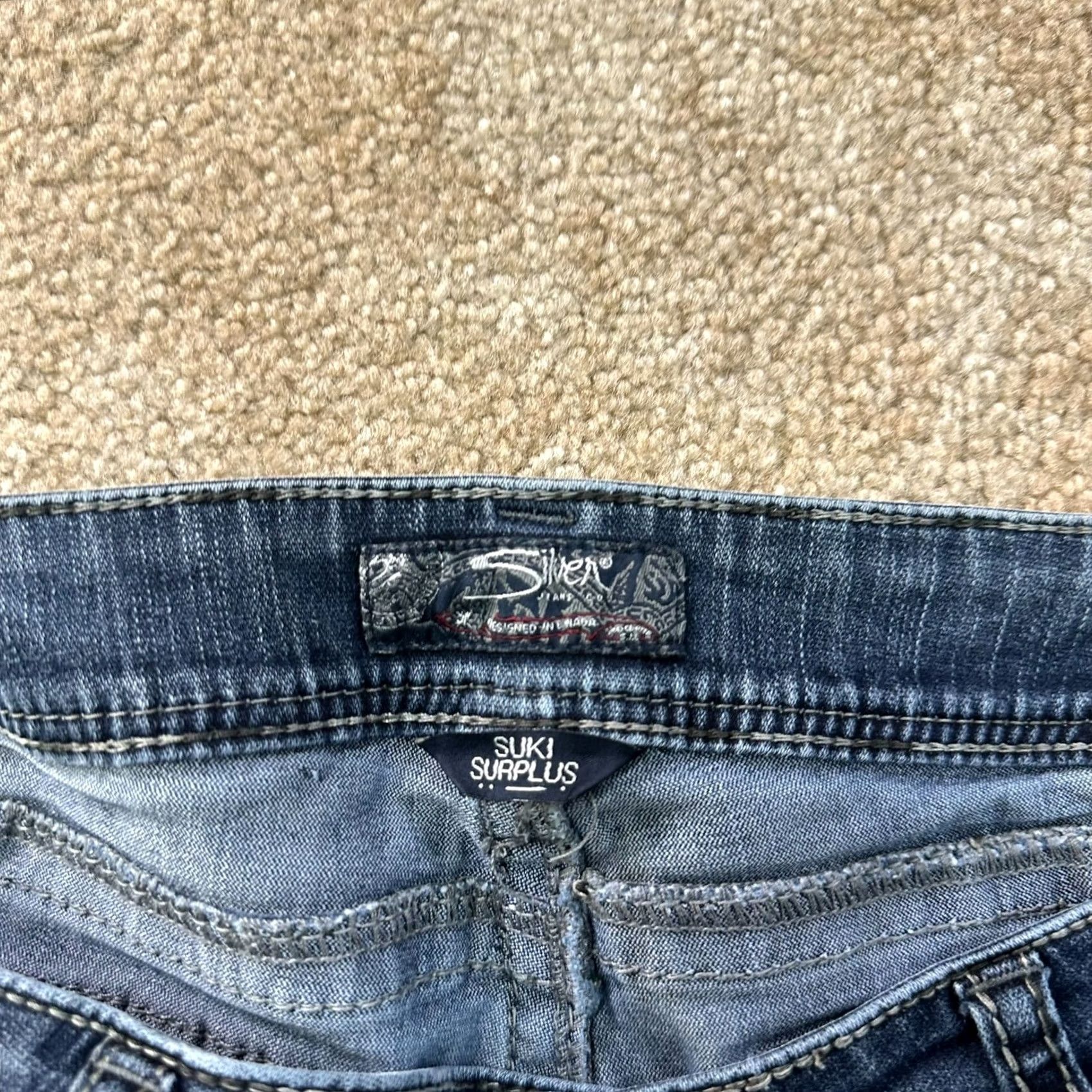 Silver Jeans Co. Silver Jeans Suki Bootcut Jeans Women's 36x28 Blue Denim Stretch Slim Mid Rise 5-Pocket Denim Pants Regular Size Size 25" / US 0 / IT 36 - 4 Thumbnail