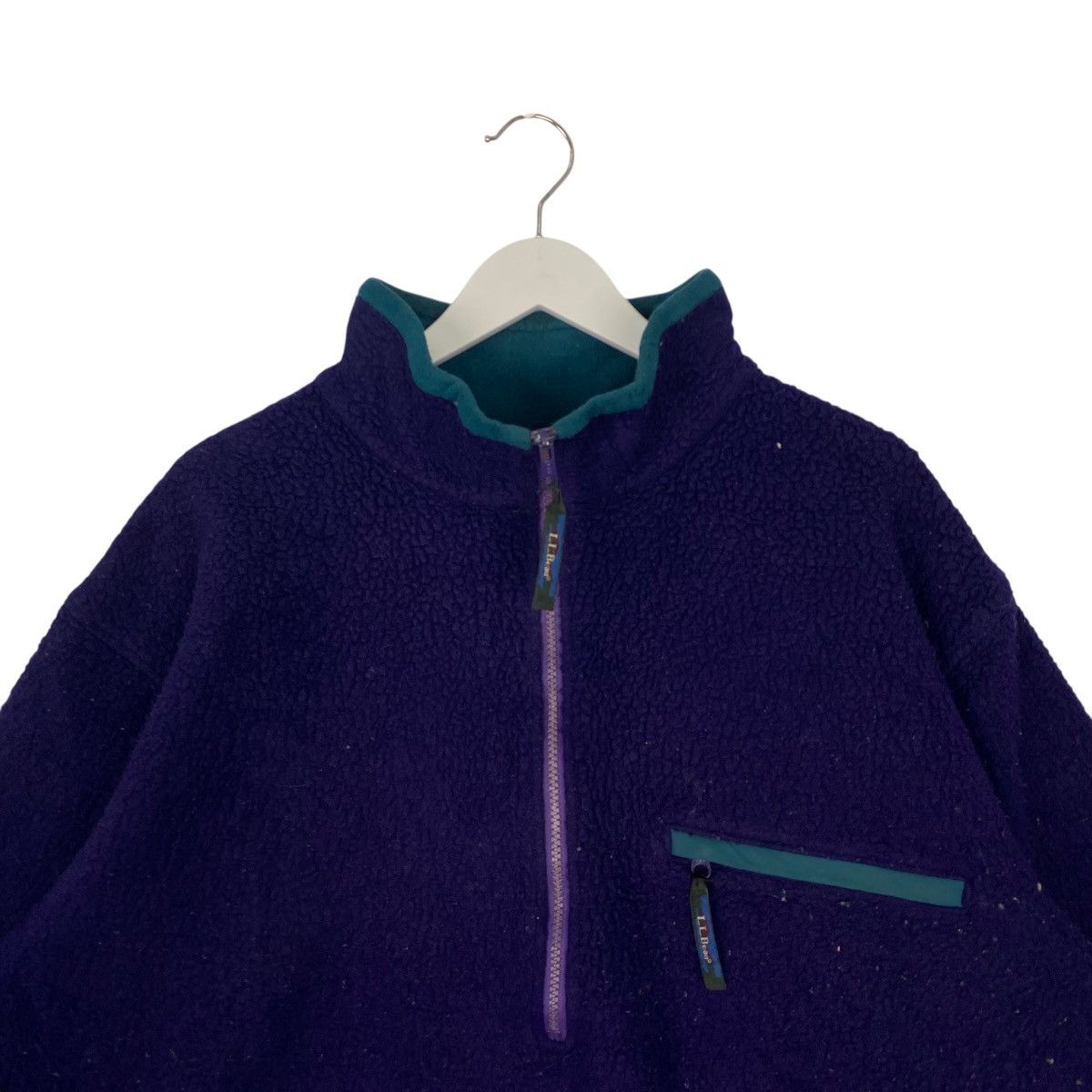 Other Vintage 90s LL Bean Half Zipper Fleece Sweater NavyBlue Sz M Size US M / EU 48-50 / 2 - 4 Thumbnail