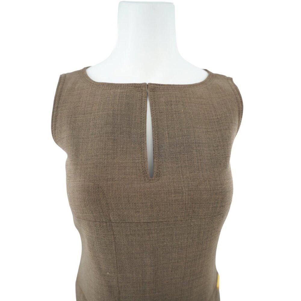 Designer Tory Burch Tan Cocktail Dress Size 0 Size XS / US 0-2 / IT 36-38 - 4 Thumbnail