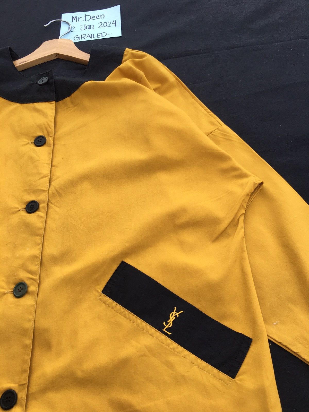 Yves Saint Laurent Rare Vintage YSL Yves Saint Laurent Long Jacket/Outerwear Size L / US 10 / IT 46 - 9 Thumbnail