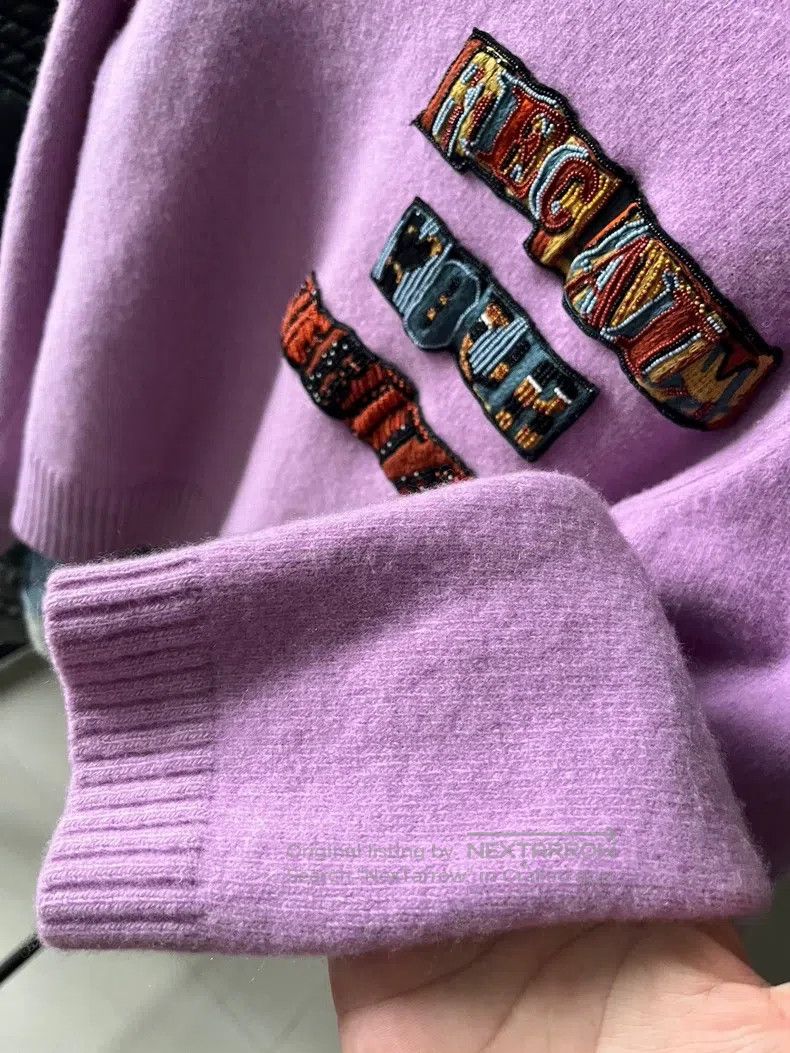 Valentino Valentino Heavy beaded embroidered wool and cashmere sweat Size M / US 6-8 / IT 42-44 - 3 Thumbnail