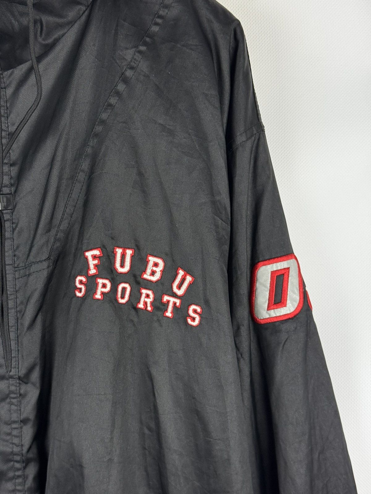 Fubu Fubu Sports Vintage Rap Big Logo Hooded Windbreaker Jacket Size US XXL / EU 58 / 5 - 5 Thumbnail