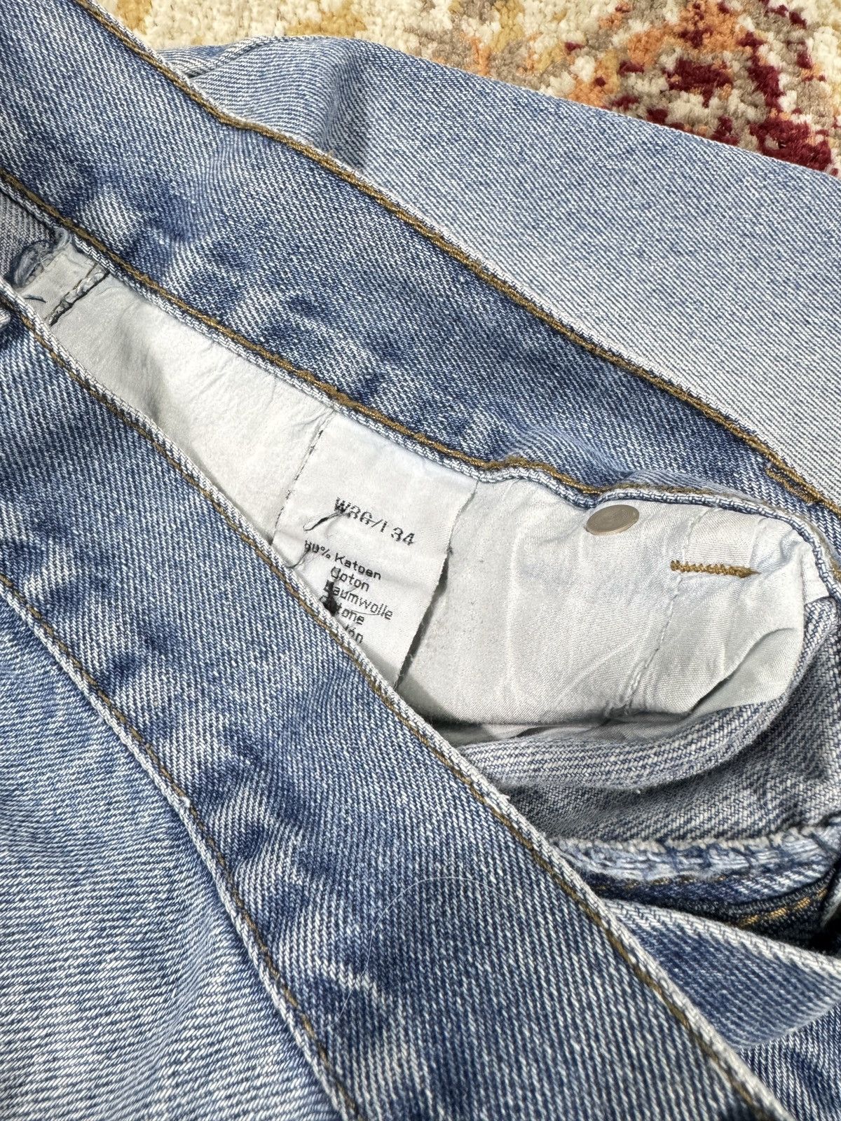 Vintage ᶠᵃⁿᶜʸᵍᵘʸ Vintage Baggy Washed Denim Jeans Wide leg Y2K Size US 36 / EU 52 - 7 Thumbnail