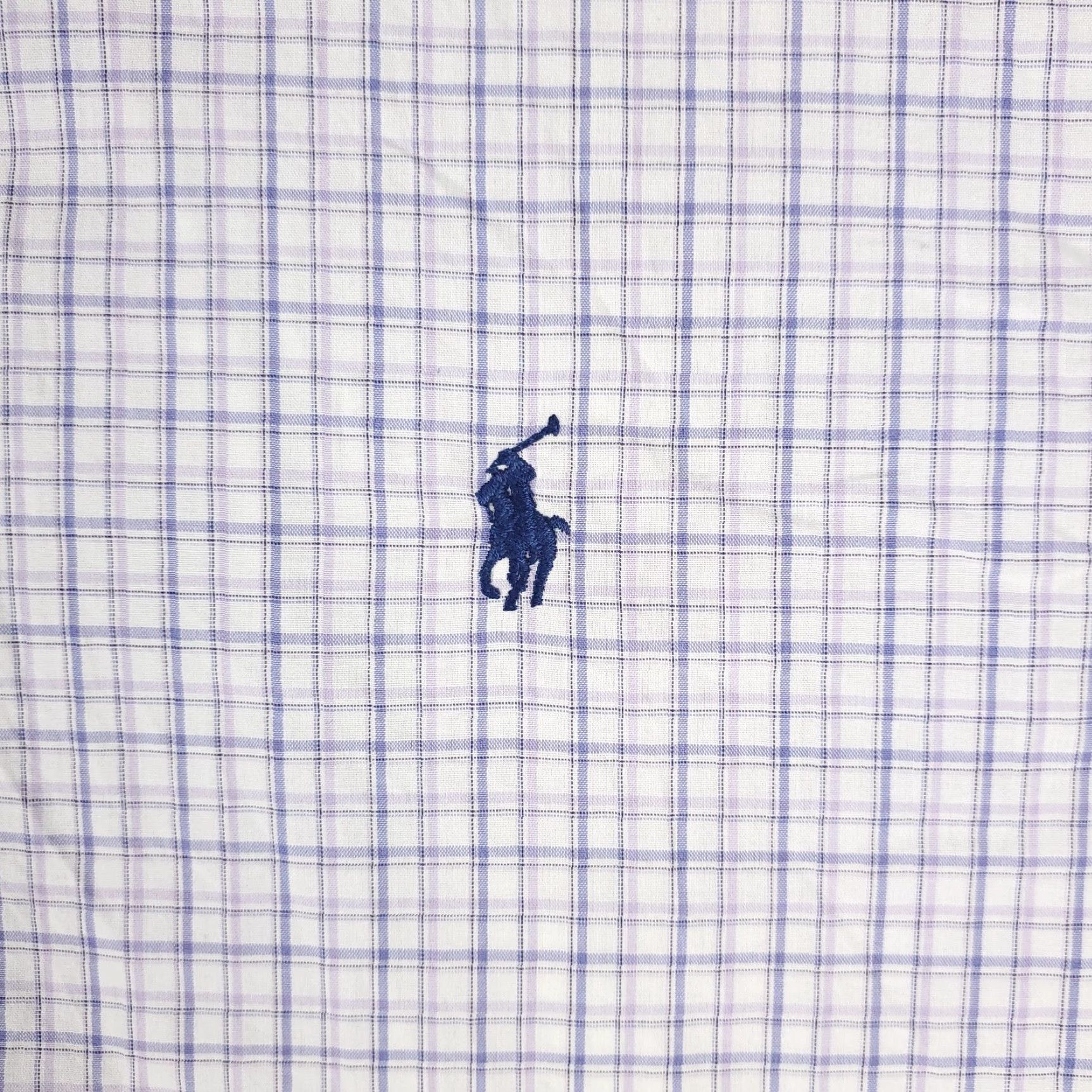 Ralph Lauren Ralph Lauren Button-Up Dress Shirt Mens 16 Purple Plaid Long Sleeve Regular Fit Size 42R - 3 Thumbnail