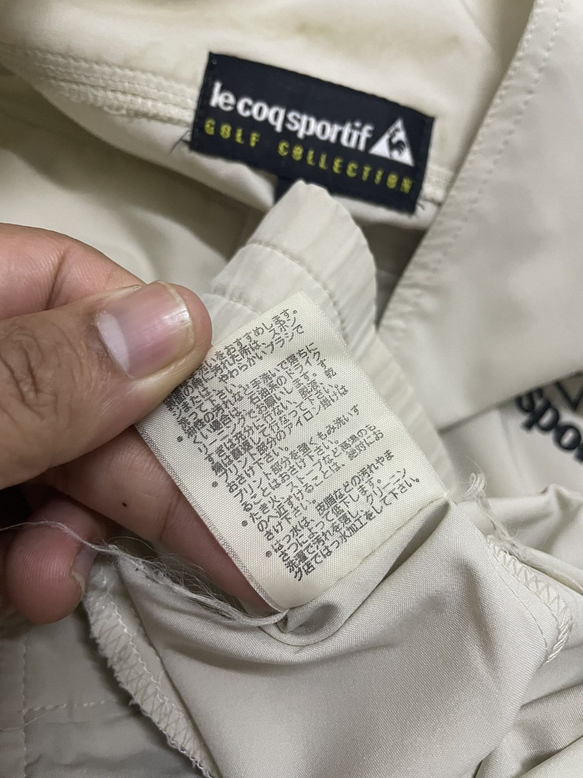 Le Coq Sportif × Vintage Vintage Le Coq Sportif International Windbreaker Jacket Size US S / EU 44-46 / 1 - 8 Thumbnail