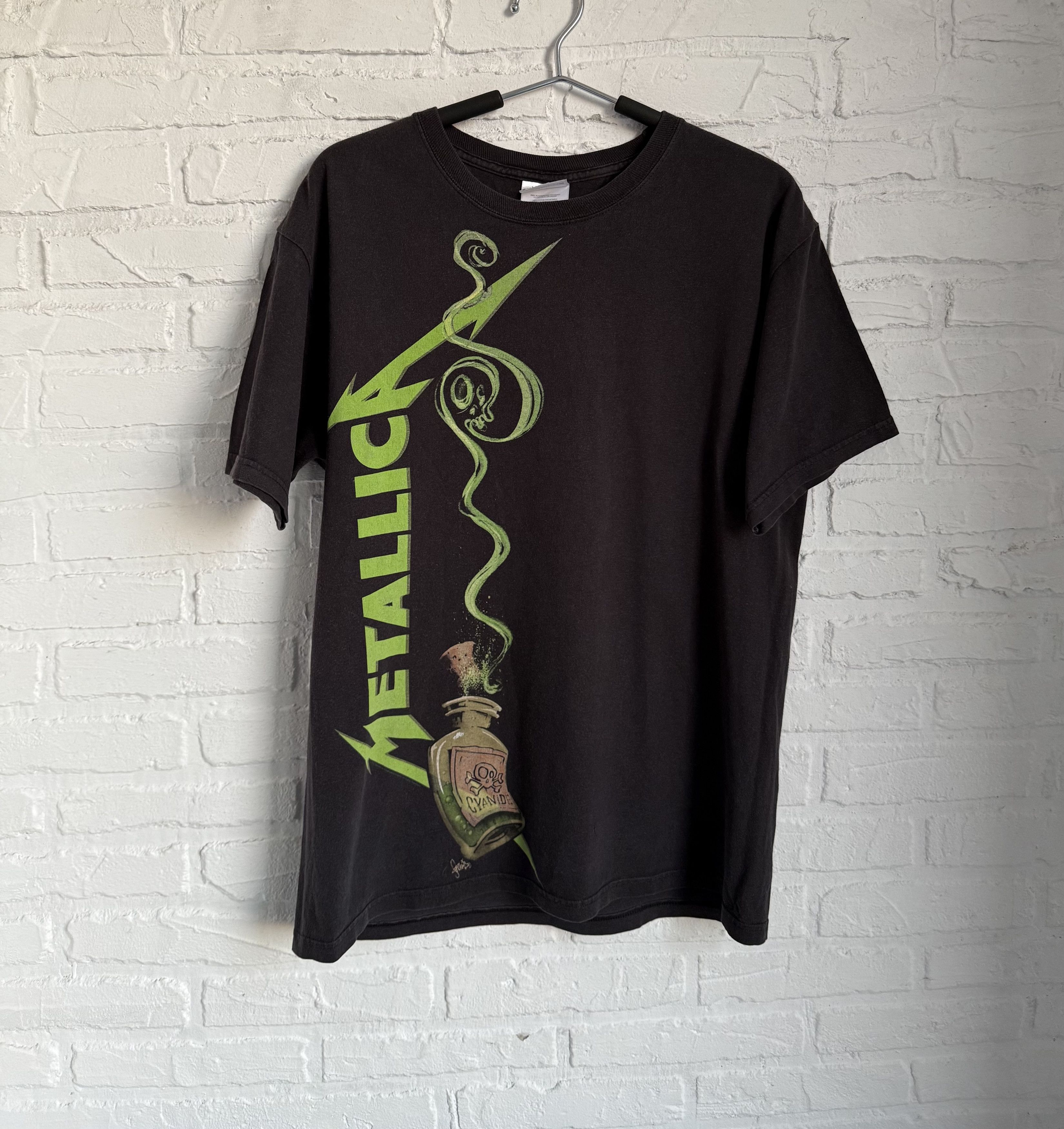 Band Tees × Vintage vintage 2010 Metallica cyanide t-shirt Size US M / EU 48-50 / 2 - 9 Thumbnail