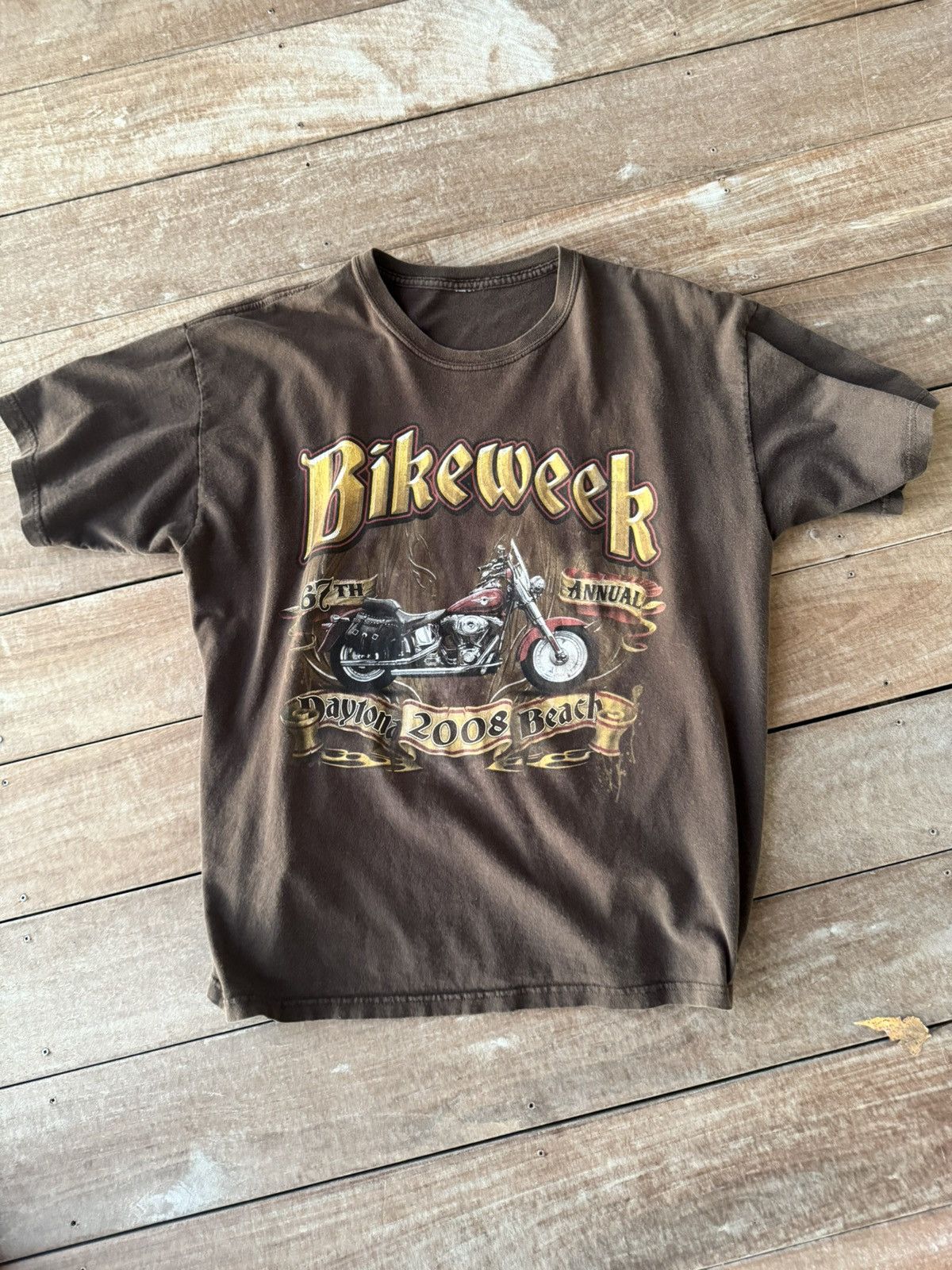 Harley Davidson × Vintage Harley Davidson 2008 Vintage Tee Size US L / EU 52-54 / 3 - 1 Thumbnail