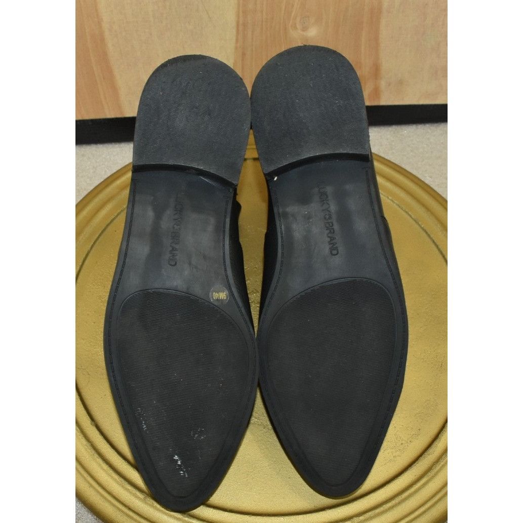 Lucky Brand Lucky Brand Paramo Women’s Booties Size 9 Black Pebbled Leat Size US 9 / IT 39 - 8 Thumbnail