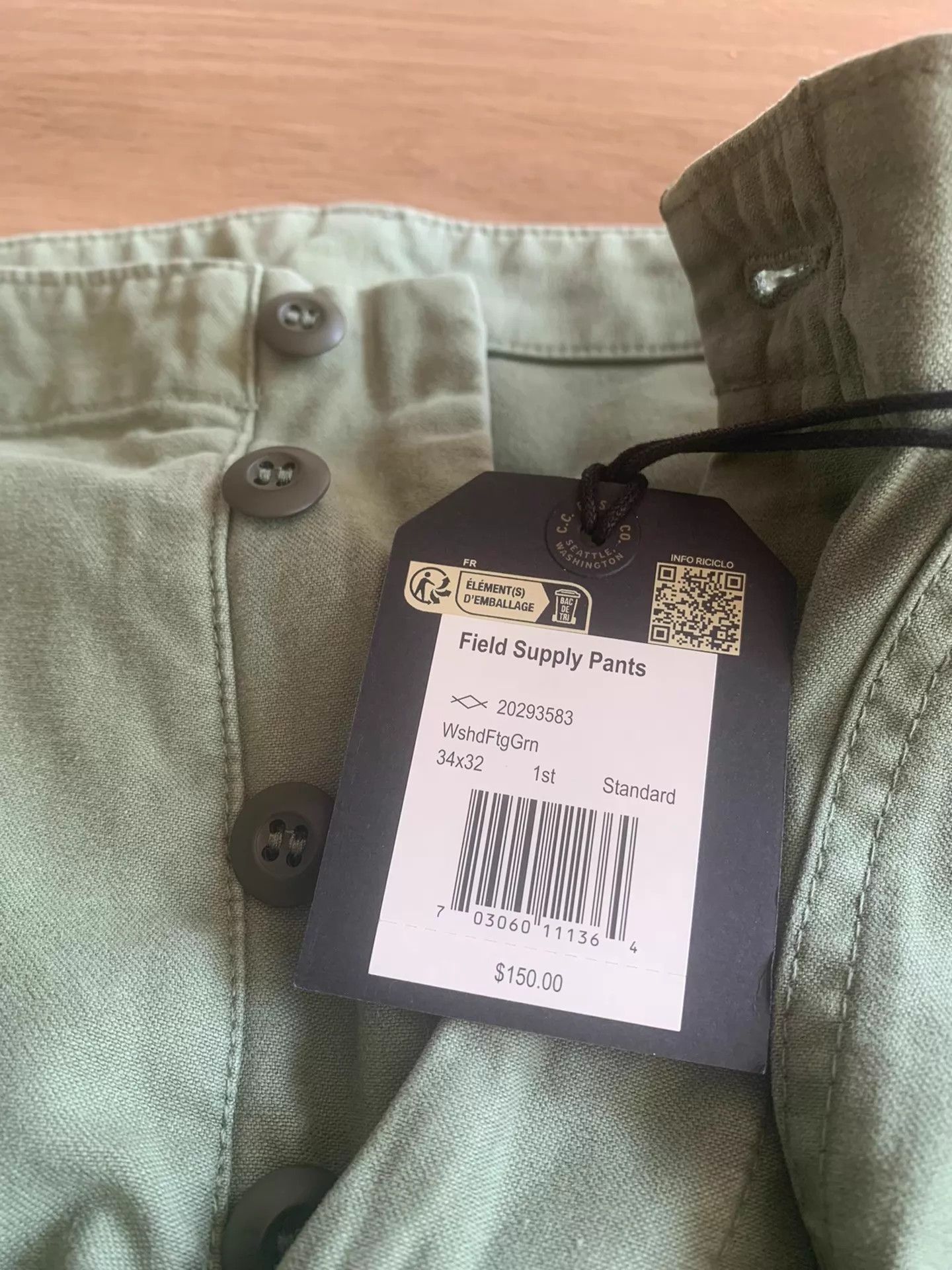 Filson FILSON FS 9.5oz Heavy Cotton Vintage Military Pants 34 Size US 34 / EU 50 - 7 Thumbnail