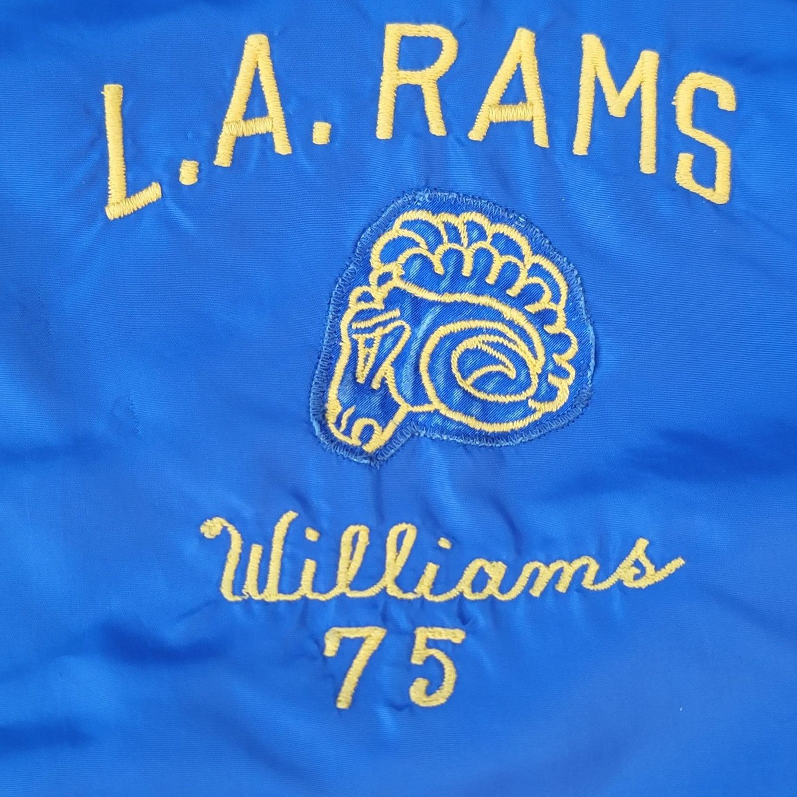 NFL Vtg 70s LA Rams John Williams Game Worn Sideline Jacket NFL Size US XXL / EU 58 / 5 - 3 Thumbnail