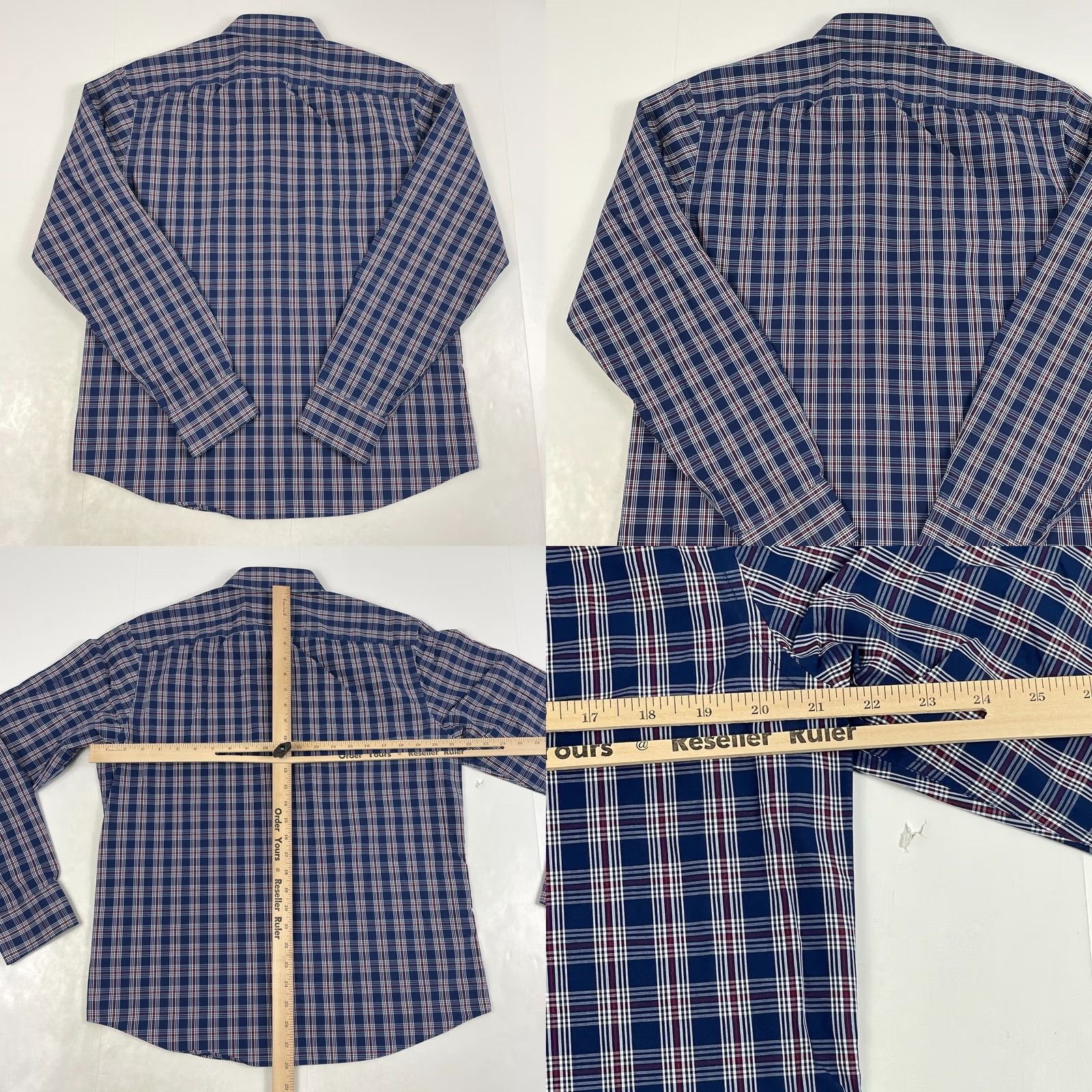 UNTUCKit UNTUCKit Shirt - Mens Medium Blue Long Sleeve Button-Up - Preppy Casual Size US M / EU 48-50 / 2 - 8 Thumbnail