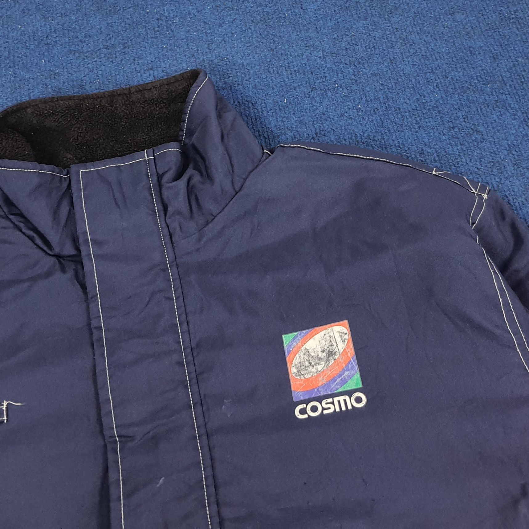 Japanese Brand × Vintage Vintage COSMO Auto Service Staff Automotive Jacket C215N1 Size US XL / EU 56 / 4 - 4 Thumbnail