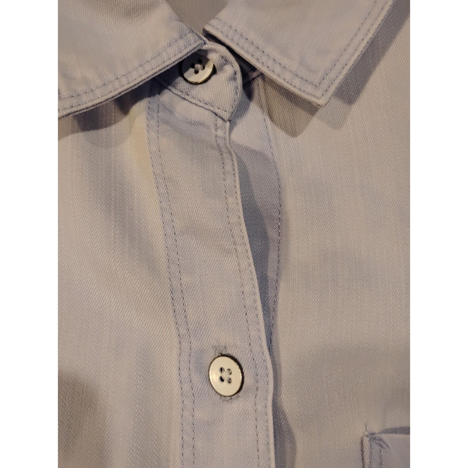 Old Navy Old Navy (Small) Women's Soft Fabric Denim Dress Shirt Size S / US 4 / IT 40 - 7 Thumbnail