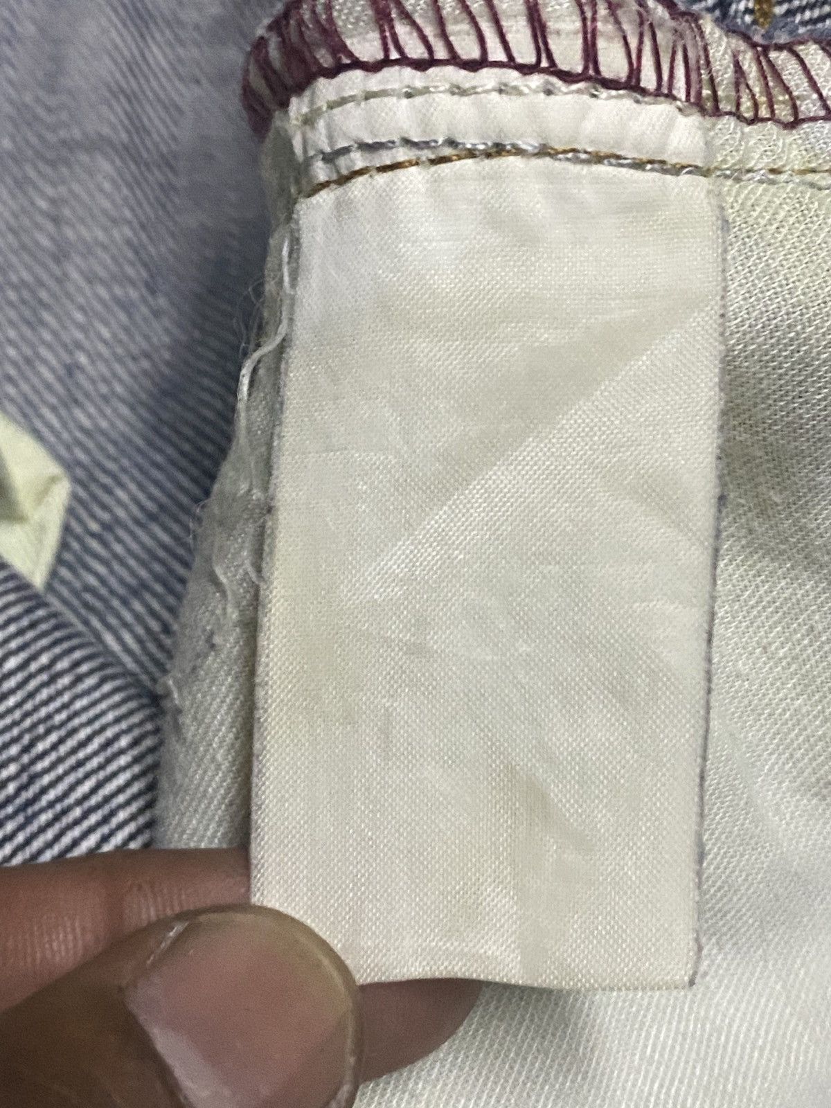 Japanese Brand Vintage Japanese Brand Mud Wash Frayer Baggy Jeans Size US 26 / EU 42 - 15 Thumbnail