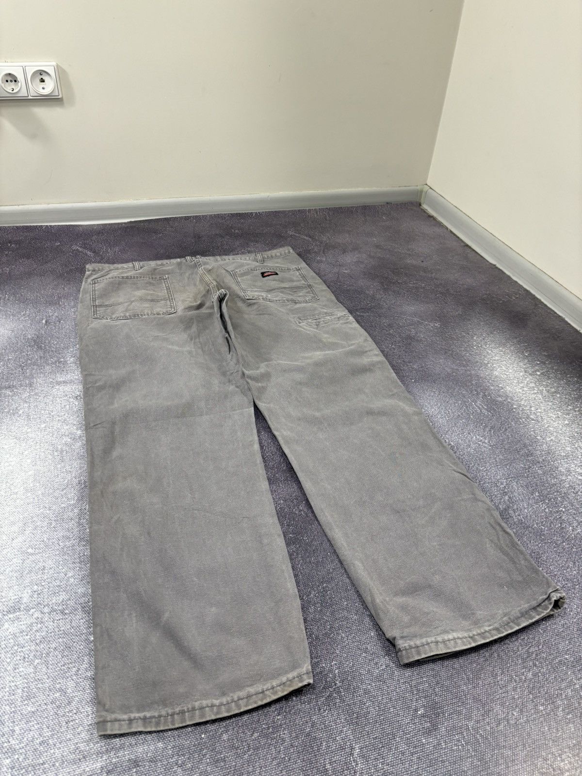 Dickies Vintage Dickies Gray Carpenter USA Work Baggy Pants Jeans Size US 40 / EU 56 - 4 Thumbnail