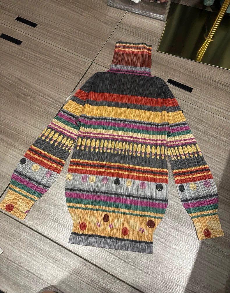 Issey Miyake PP Series Striped Long Top - dmc