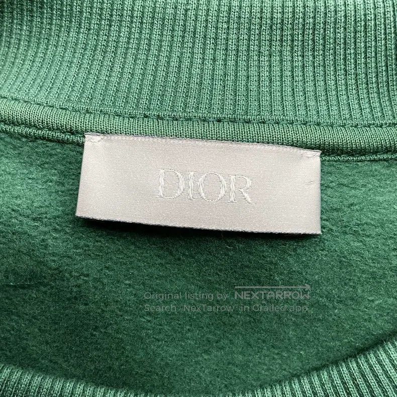 Dior Dior Green embroidered big logo sweatshirt Size US S / EU 44-46 / 1 - 5 Thumbnail