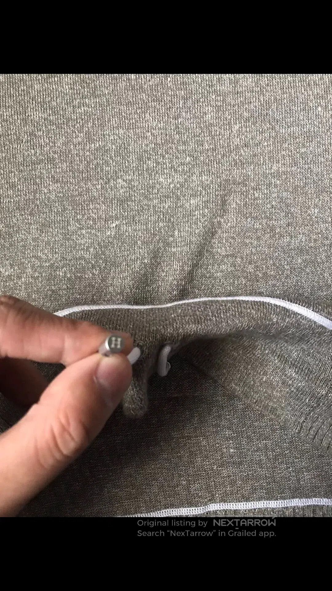 Hermes Hermes Gray Cotton. Size US XL / EU 56 / 4 - 5 Thumbnail