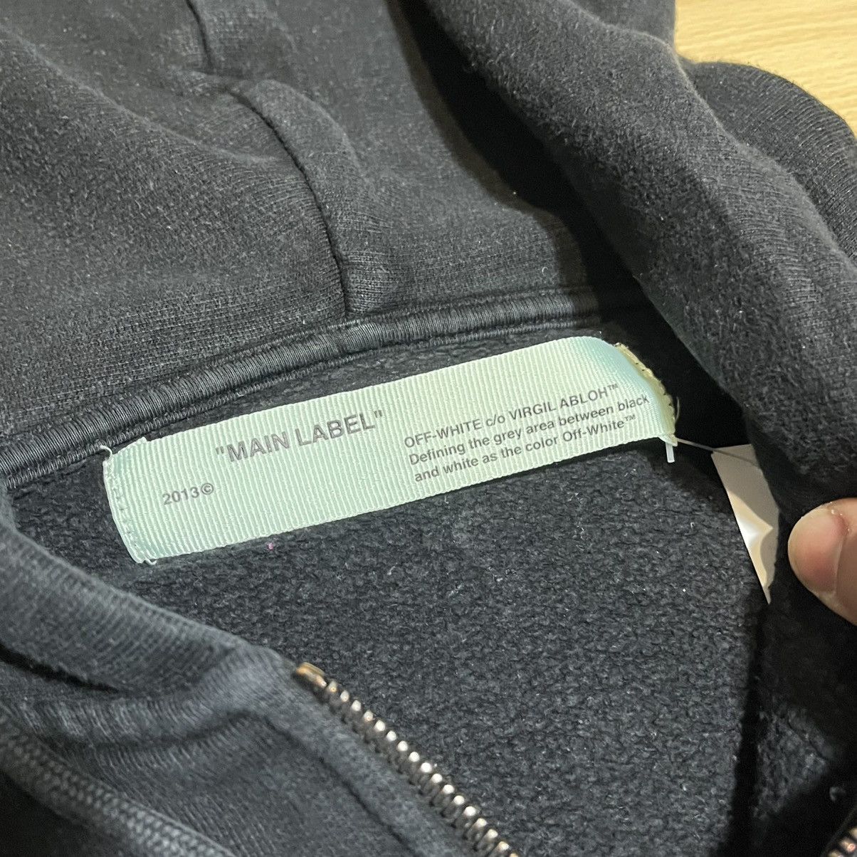 Off-White Off-White Diagonal Gradient Zip-Up Hoodie Virgilabloh Size US M / EU 48-50 / 2 - 11 Thumbnail