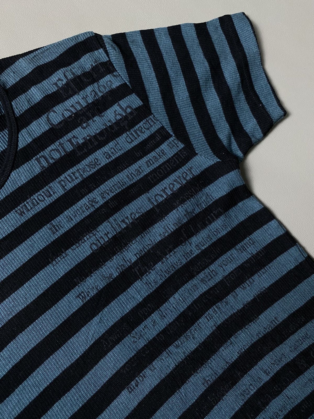 If Six Was Nine × Japanese Brand × Le Grande Bleu (L.G.B.) Mossimo Poem Grunge Tshirt Size US M / EU 48-50 / 2 - 3 Thumbnail