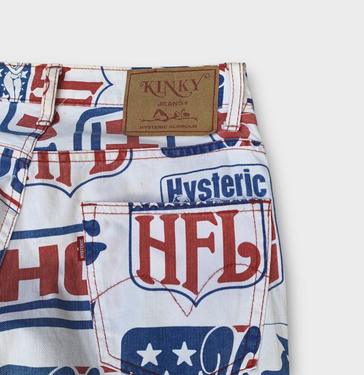 Hysteric Glamour × If Six Was Nine × Seditionaries Skateboard Hysteric glamour Denim Flared Jeans Size 27" / US 4 / IT 40 - 7 Thumbnail