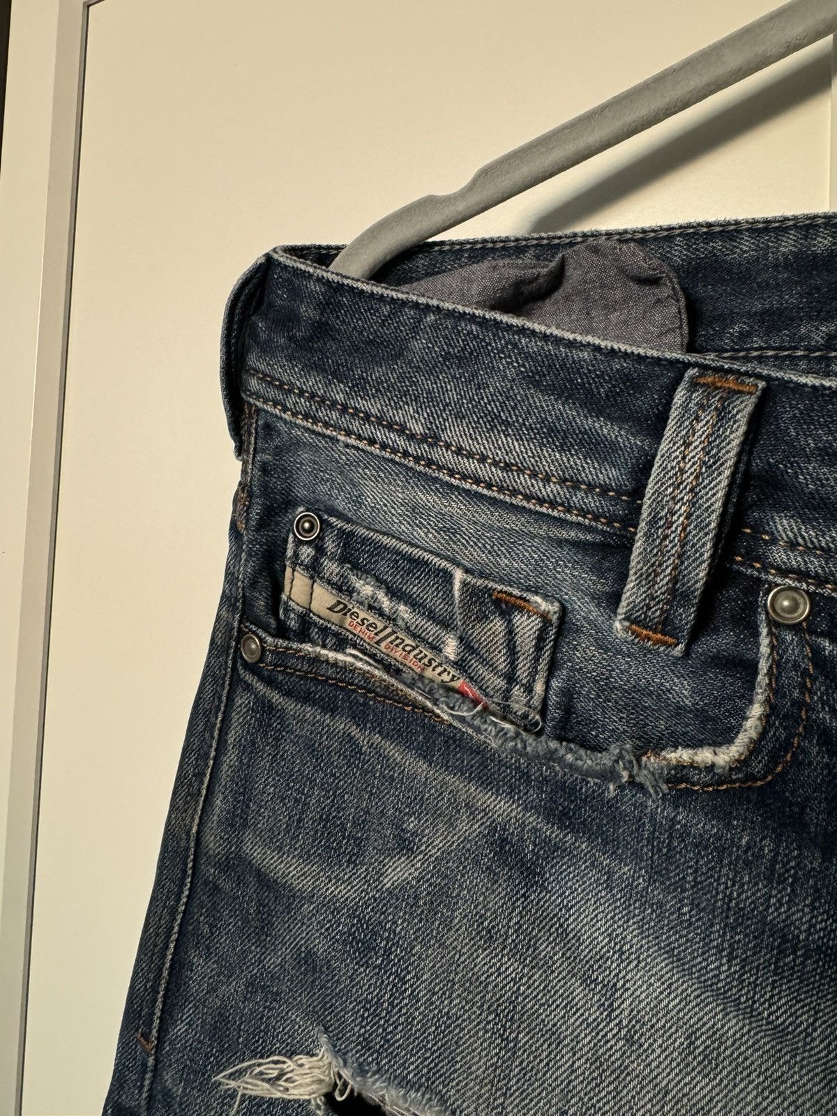 Diesel × Vintage Diesel shorts denim shorts rare rock vintage 00s Rick style Size US 34 / EU 50 - 3 Thumbnail