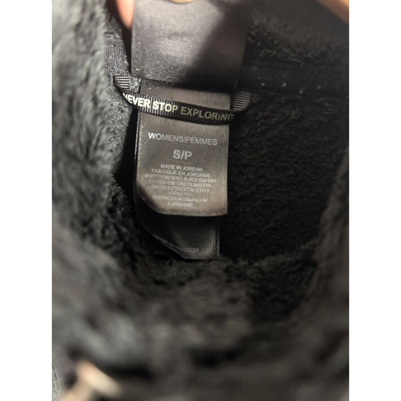 The North Face VINTAGE The North Face Jacket Womens Small Black Fleece Full Zip High Pile Outdoor Softshell Size S / US 4 / IT 40 - 4 Thumbnail