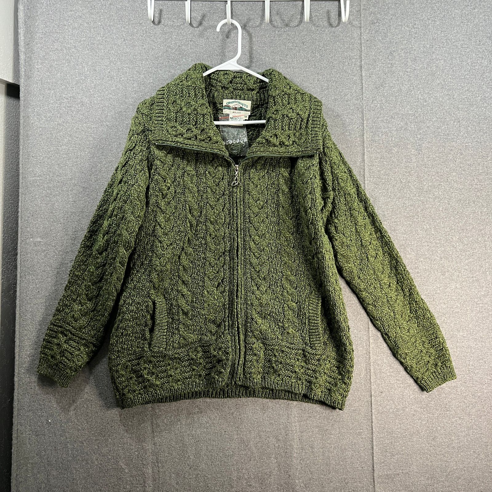Aran Crafts Aran Craft Merino Wool Women's Sweater Size M / US 6-8 / IT 42-44 - 1 Thumbnail