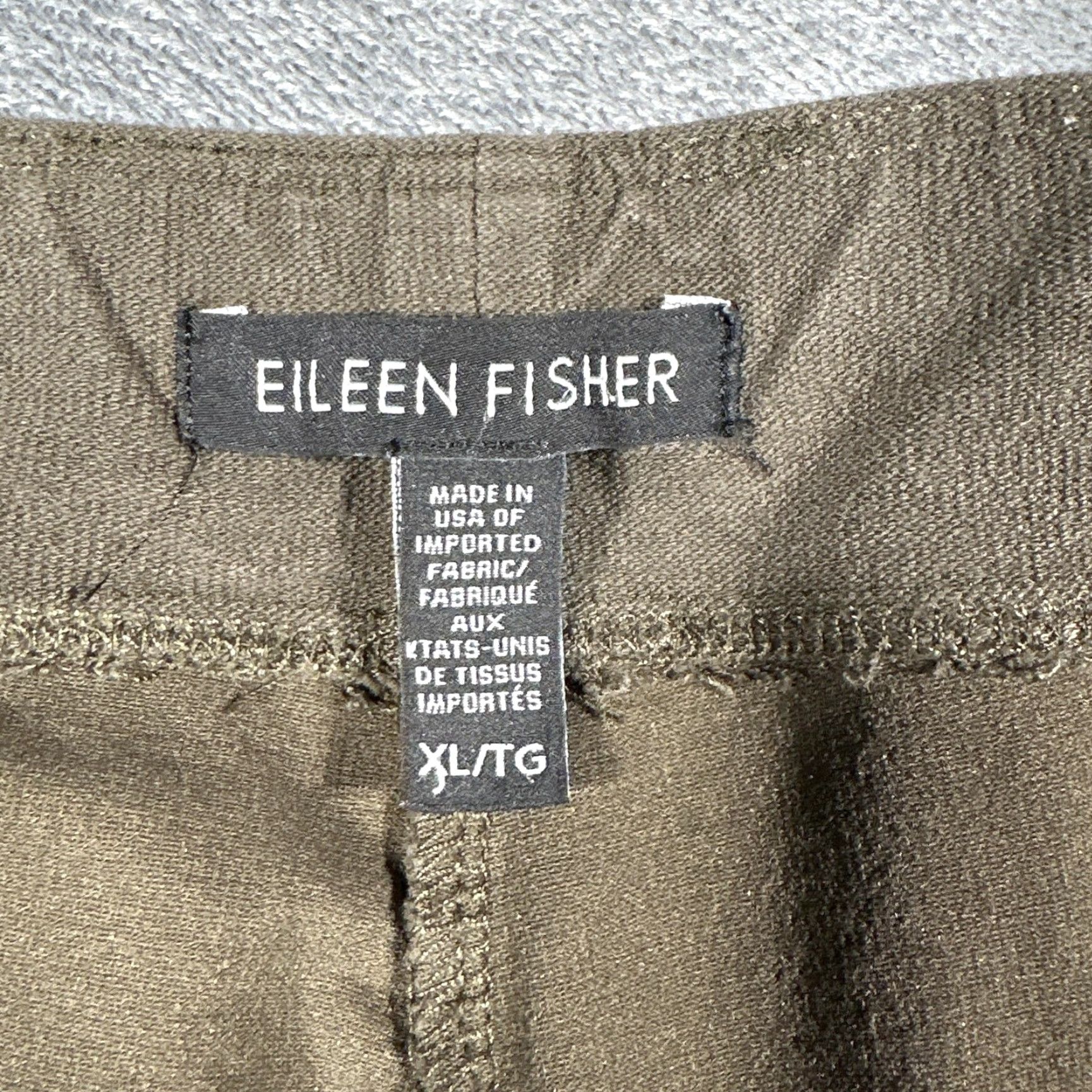 Eileen Fisher Eileen Fisher Pants Womens XL Green Jersey Ankle Tapered Pull On Casual Stretch Size XL / US 12-14 / IT 48-50 - 5 Thumbnail