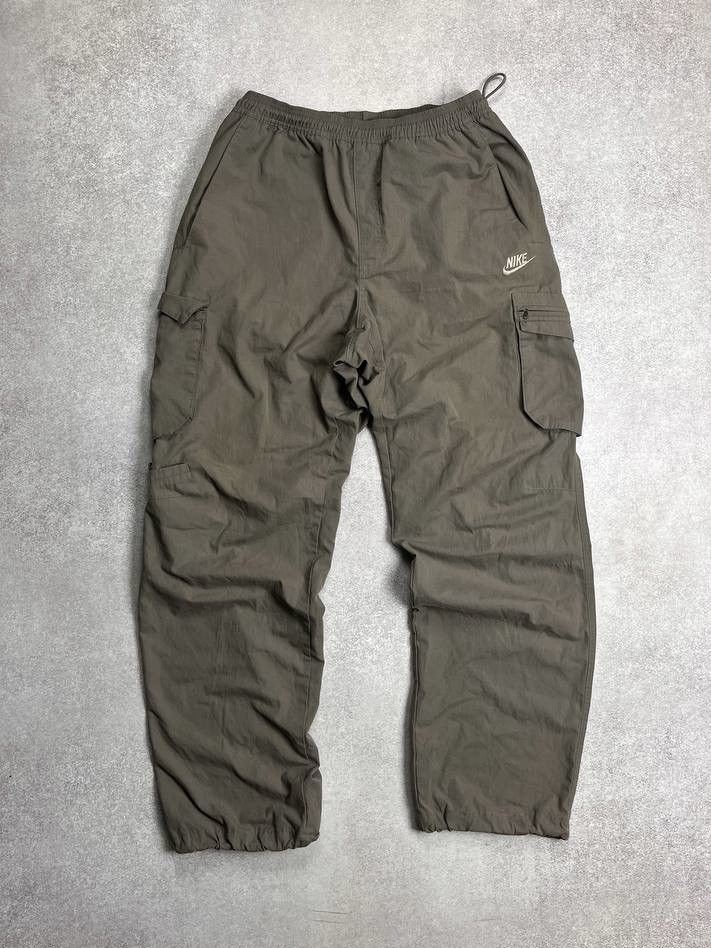 Nike × Vintage Vintage Nike Swoosh Achival Baggy Cargo Pants L Size US 34 / EU 50 - 1 Thumbnail