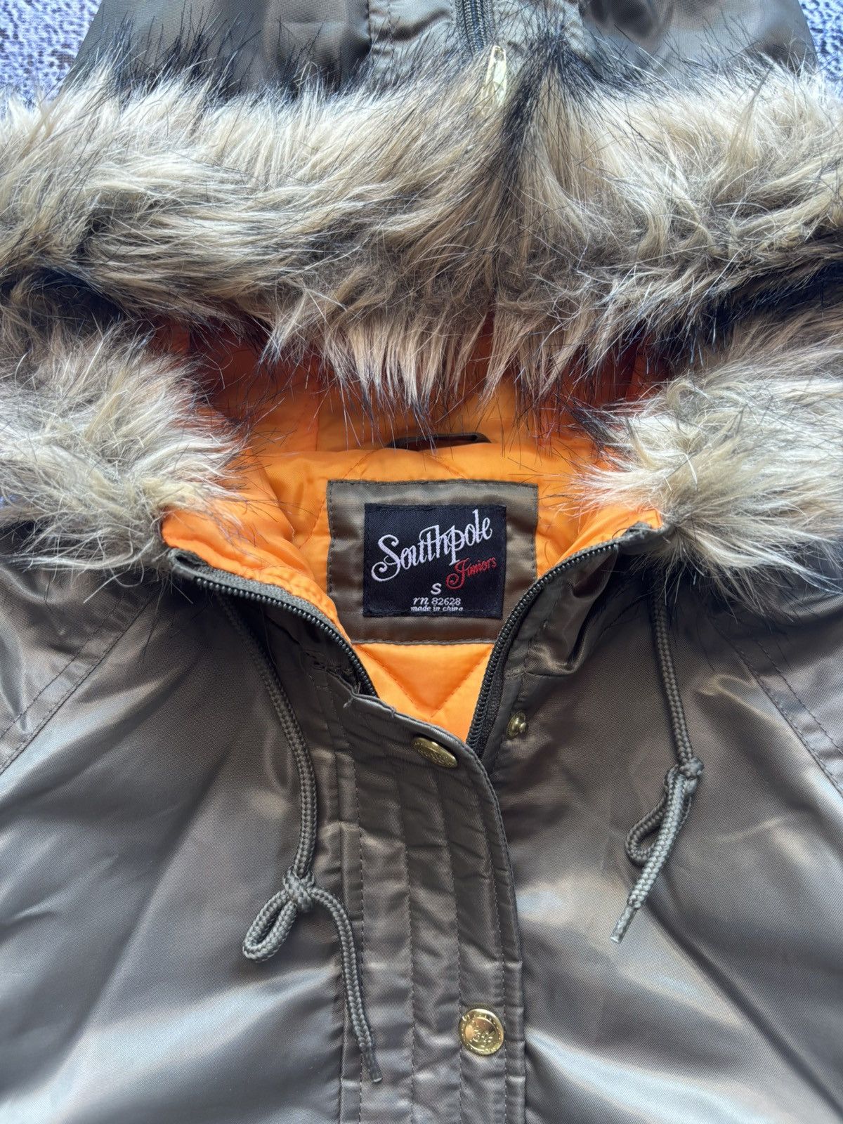 Other Deadstock SOUTHPOLE N2B Faux fur cropped bomber jacket Size S / US 4 / IT 40 - 8 Thumbnail