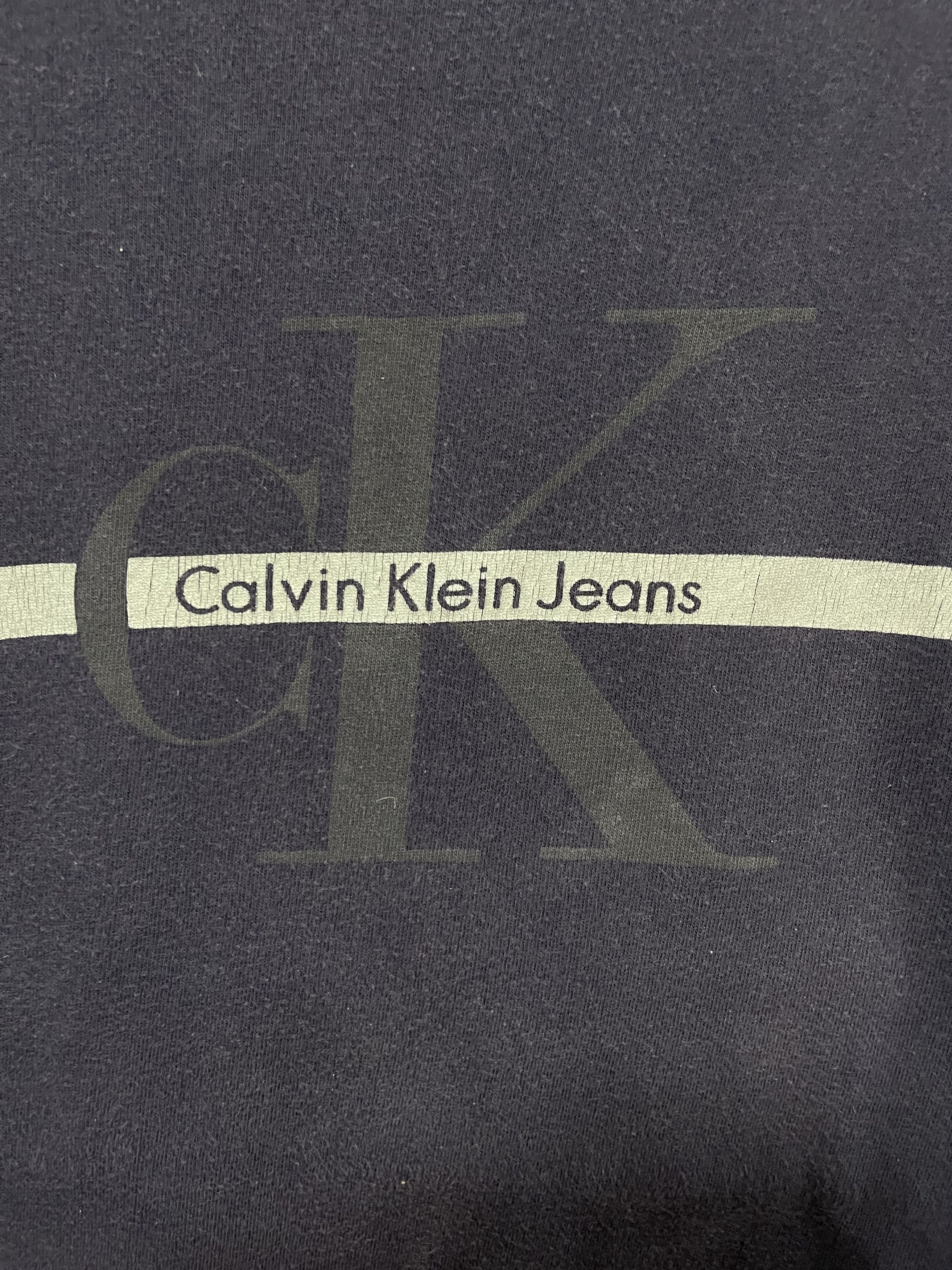 Calvin Klein × Vintage 90'S Calvin Klein logo Tee L made in USA Size US L / EU 52-54 / 3 - 2 Thumbnail