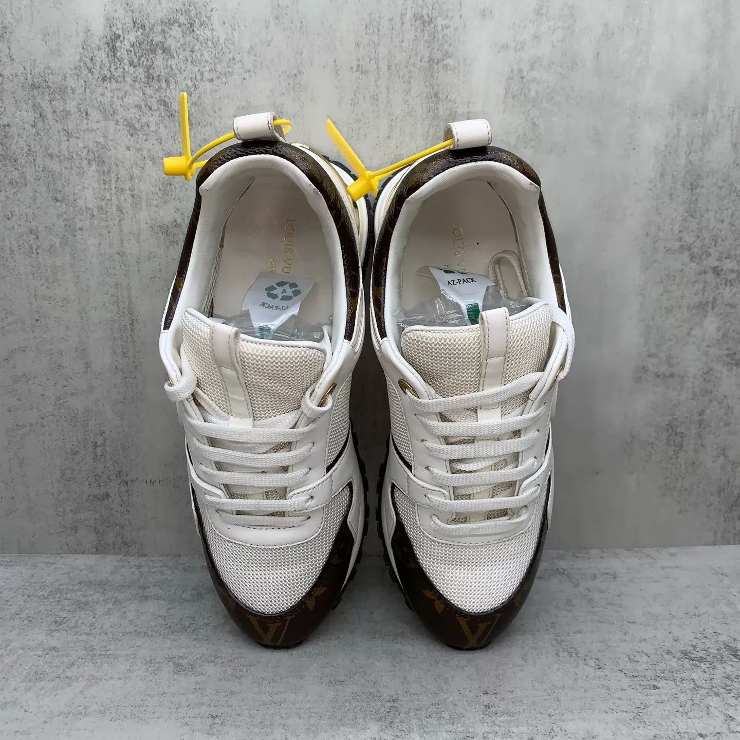 Louis Vuitton LV Run Away White Monogram Sneakers 36 98 New Size US 5.5 / IT 35.5 - 6 Thumbnail