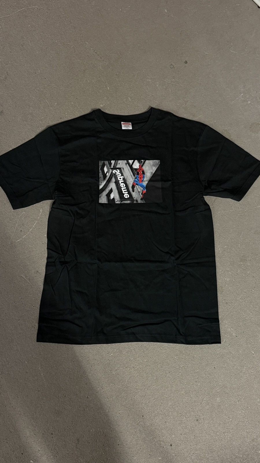Supreme Supreme Spider-Man Tee Black M t-shirt marvel super hero