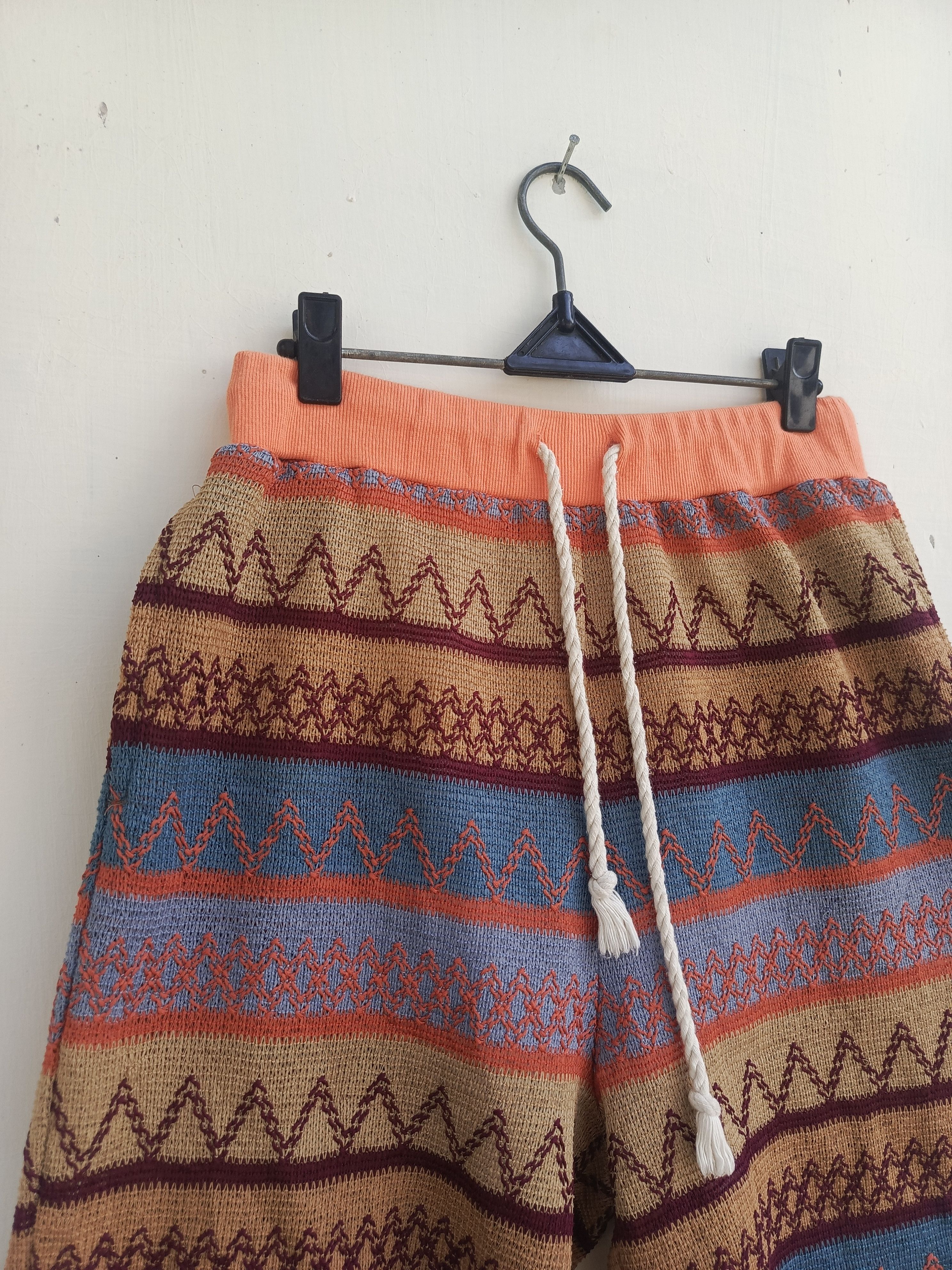 Japanese Brand Rainbow stitck short pants Size US 32 / EU 48 - 2 Thumbnail